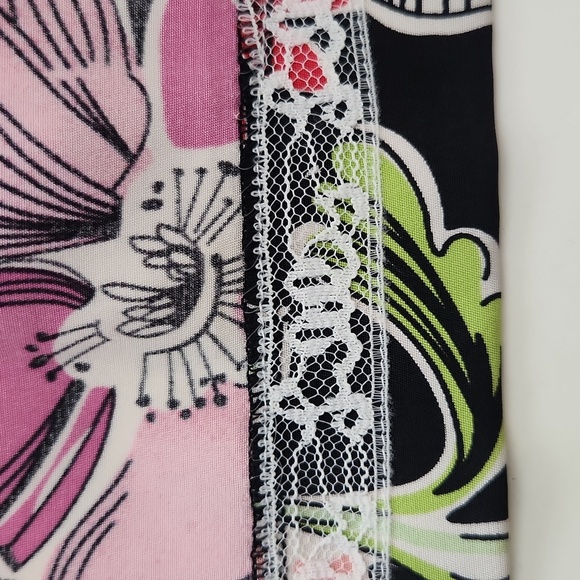 Lilly Pulitzer Lena Dress size 4 Flower Market Sleeveless Midi V Neck Silk - Picture 7 of 9